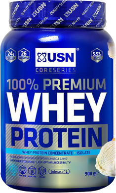 USN 100% Whey Protein Premium vanilka 908 g