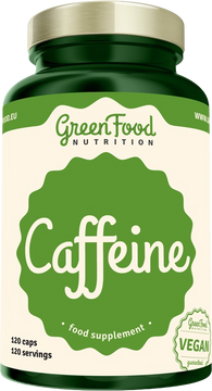 GreenFood Nutrition Caffeine / Kofein 120 kapslí