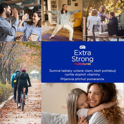 GS Extra Strong Multivitamin pomeranč 25 šumivých tablet