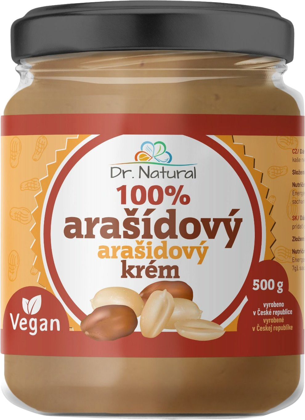 Dr.Natural Arašídový krém 100% 500 g