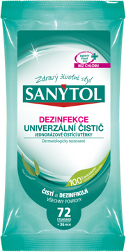 Sanytol Dezinfekční univerzální čistící utěrky 36 ks