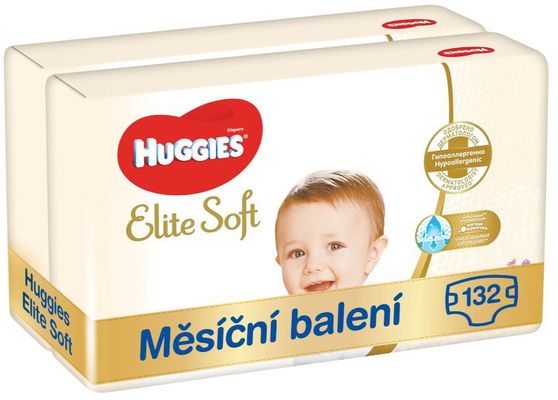 HUGGIES Elite Soft 1 3-5kg 84ks 