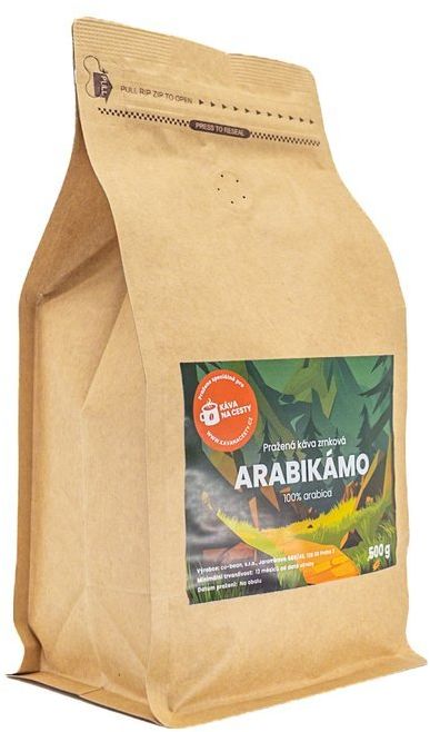 Arabikámo Zrnková káva Káva na cesty 1 x 500 g