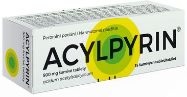 Acylpyrin 500mg 15 šumivých tablet