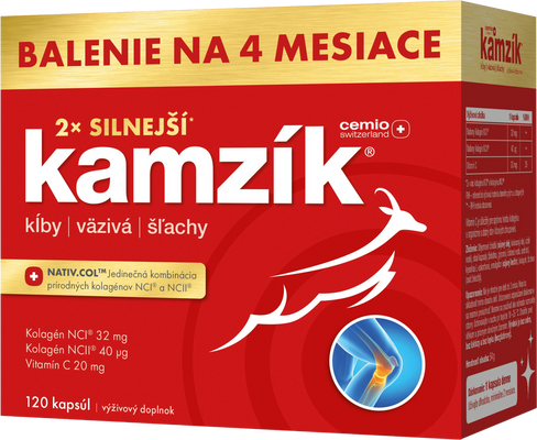 Cemio Kamzík  kollagén tabletta C-vitaminnal 120 kapszula