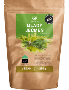 Allnature Zelený ječmen prášek BIO 250 g