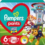 Pampers Active Baby Pants Paw Patrol Kalhotkové plenky vel. 6, 14-19 kg, 60 ks