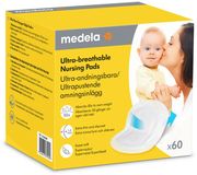 Medela Prsní vložky jednorázové ultra prodyšné 60 ks