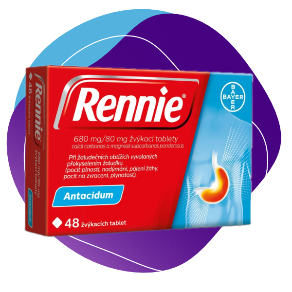 Žvýkací tablety Rennie