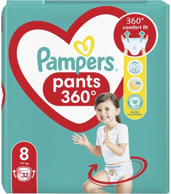 Pampers Active Baby Pants Kalhotkové plenky vel. 8, 19+ kg, 32 ks