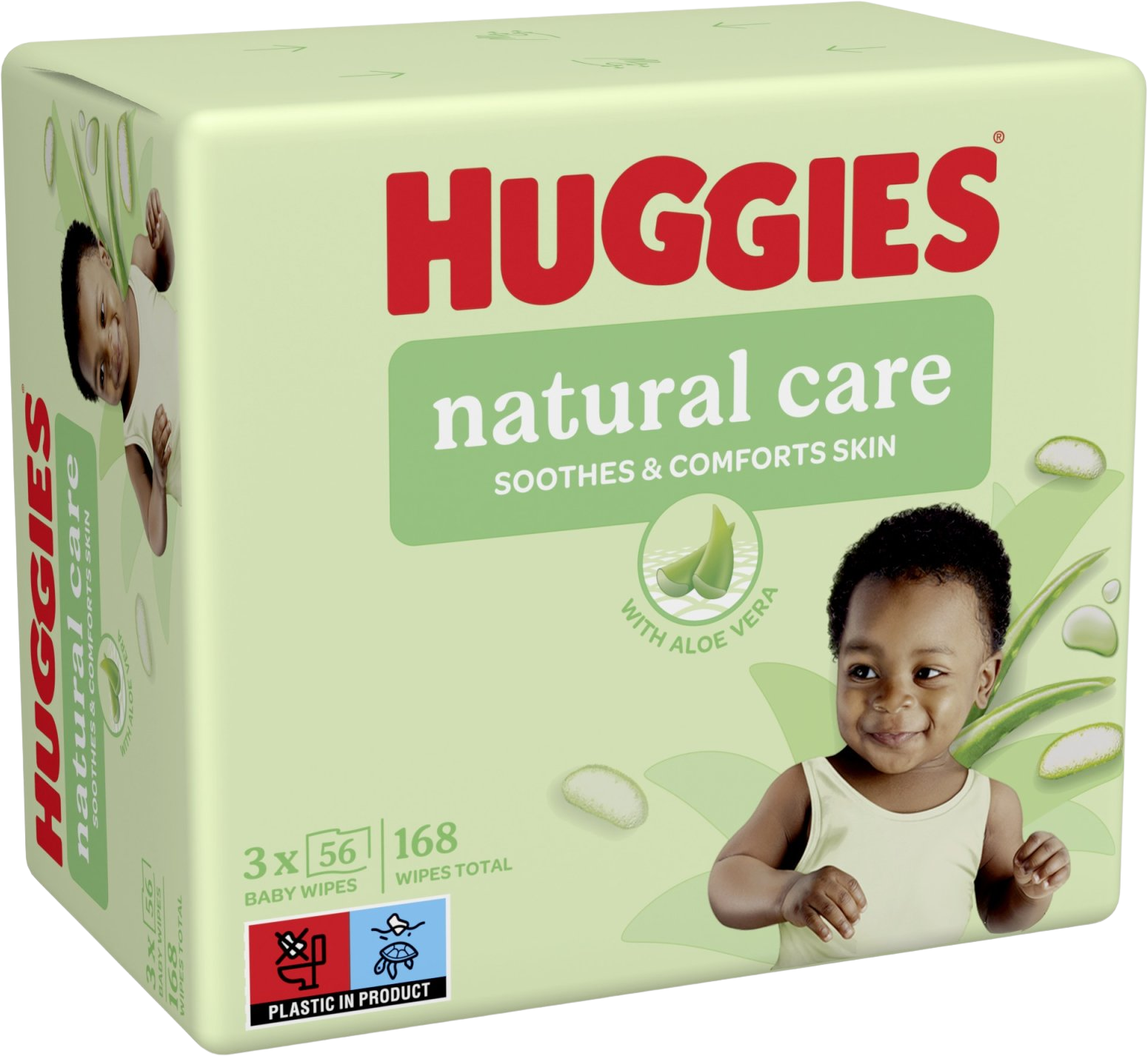 Huggies® Natural Care Triplo 3 x 56 ks