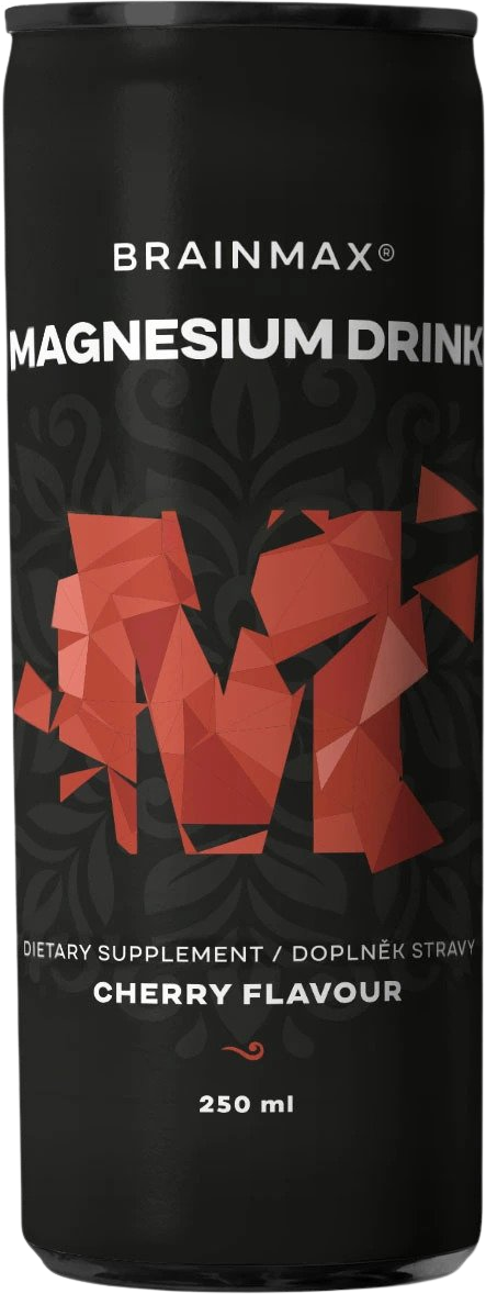 BrainMax Magnesium drink, hořčík, třešeň 250 ml