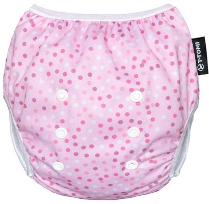 T-Tomi Plavky plenkové s volánkem, 5-15kg, Pink dots
