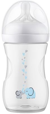 Philips Avent Láhev Natural Response s ventilem AirFree 260ml, 1m+, slon