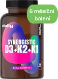 Daily Synergistic D3 + K2 + K1 180 kapslí