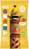 Smileat BIO 100% ovocné měkké bonbónky jablko a banán 25 g