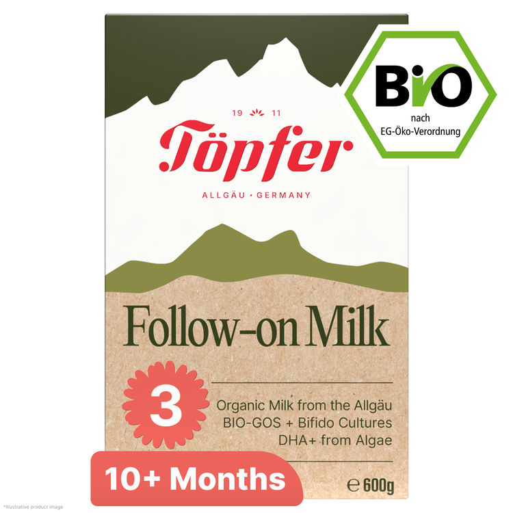 Töpfer BIO 3 pokračovací mléčná kojenecká výživa 600 g