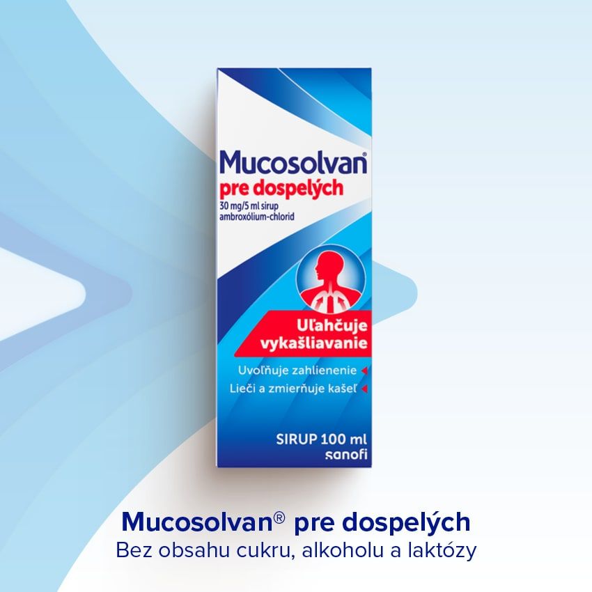 Mucosolvan pre dospelých sirup 100 ml