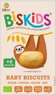 Belkorn BISkids BIO dětské celozrnné ovesné sušenky bez přidaného cukru 6M+ 120 g