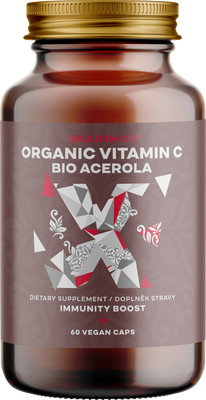 BrainMax Organic Vitamin C 60 kapslí