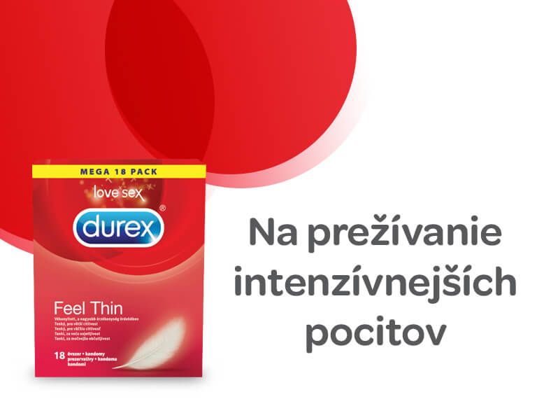 Prezervativ DUREX Feel Thin 18 ks, banner