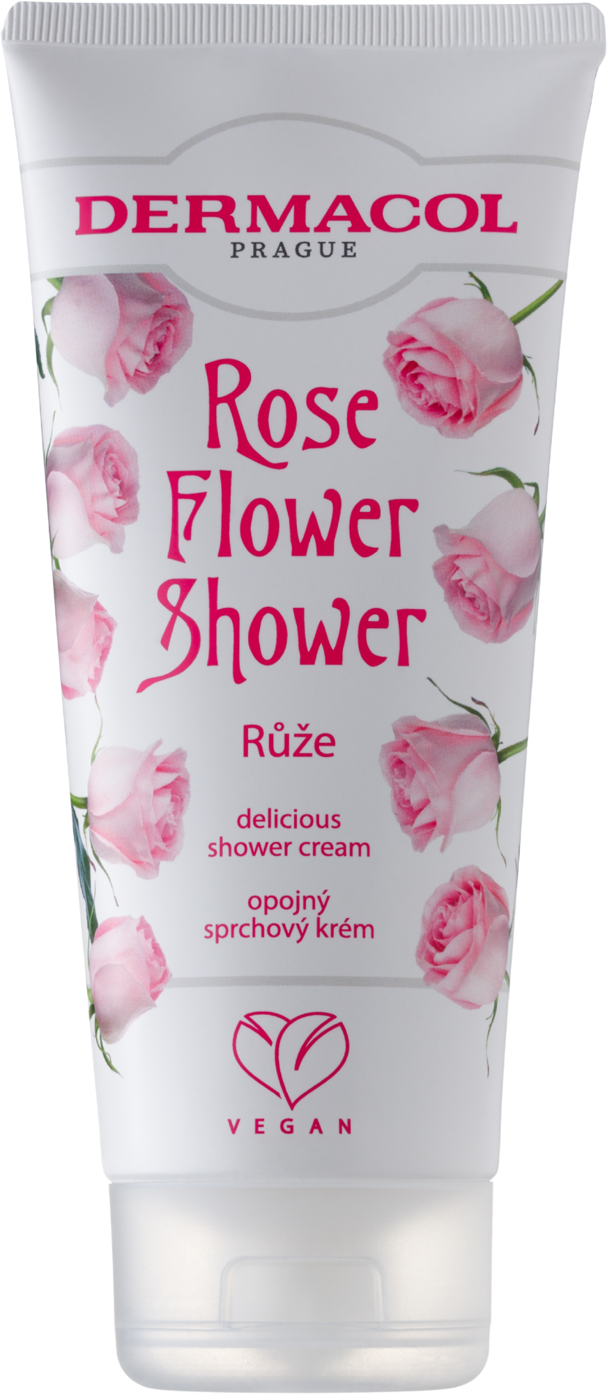 Dermacol Flower shower Opojný sprchový krém Růže 200 ml