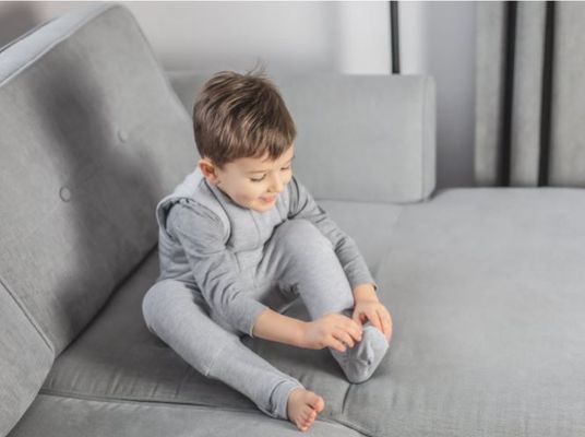 Sleepee Oboustranný spací pytel s nohavicemi Melange Grey M 1 ks
