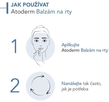 Bioderma Atoderm Balzám na rty 15 ml