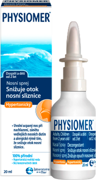 Physiomer Hypertonic Nosní sprej 20 ml