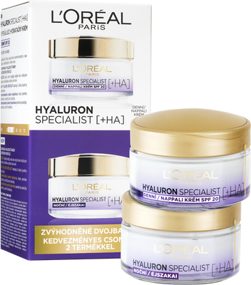 L'Oréal Paris Hyaluron Specialist denní a noční krém 2 x 50 ml