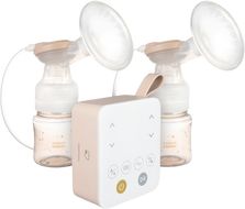 Canpol babies Dvojitá elektrická odsávačka mateřského mléka 2v1 s nosním nástavcem ExpressCare