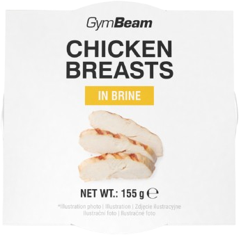 GymBeam Kuřecí prsa ve vlastní šťávě 155 g