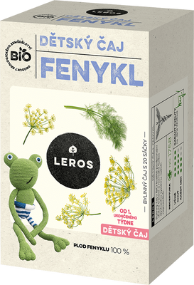Leros Dětský čaj BIO Fenykl 20 x 1.5 g