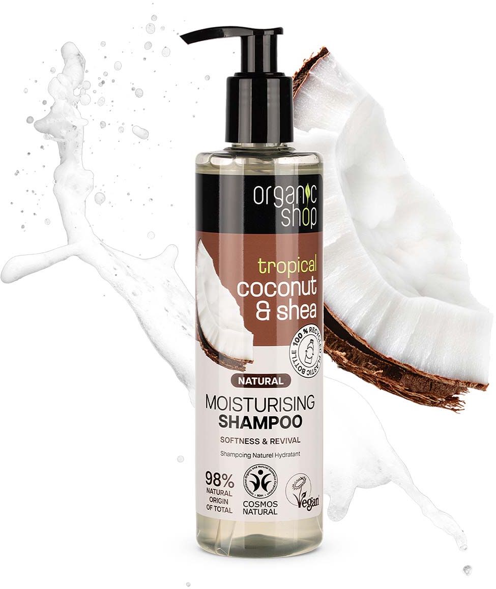Organic Shop Hydratační šampon Kokos & máslovník 280 ml