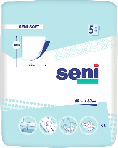 Seni Soft 60 x 60 cm podložky absorpční 5 ks
