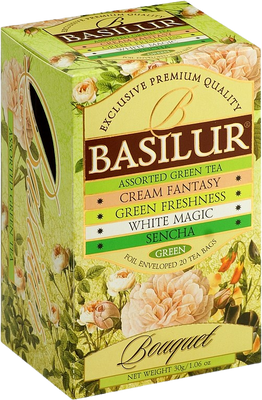 Basilur Assorted Green Bouquet 20 sáčků