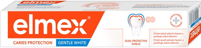 Elmex Caries Protection Gentle White zubní pasta proti zubnímu kazu 75 ml