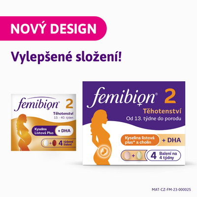 Femibion 2 Těhotenství 28 tablet + 28 tobolek