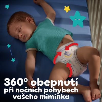 Pampers Night Pants Kalhotkové plenky vel. 4, 9-15 kg, 25 ks