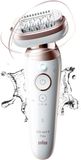 Braun Silk·épil 9 Flex, Epilátor 9-360 3D Bílý/Růžový