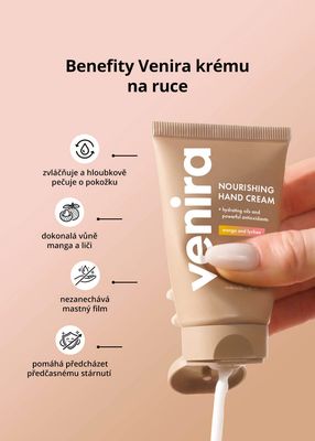 Venira krém na ruce mango + liči 30 ml
