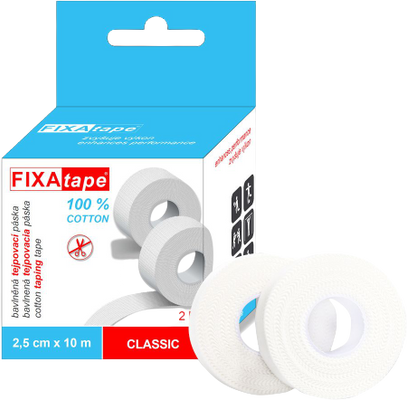 FixAtape Tejp. páska Classic 2.5cmx10m 2 ks