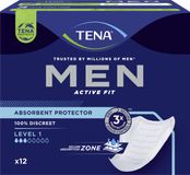 Tena Men Absorbent protector Level 1 Inkontinenční vložky pro muže 12 ks