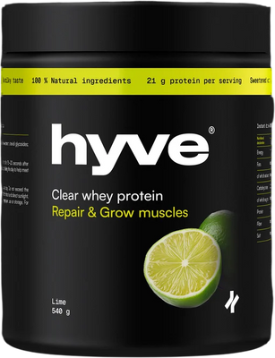 hyve Clear whey protein - limetka 540 g