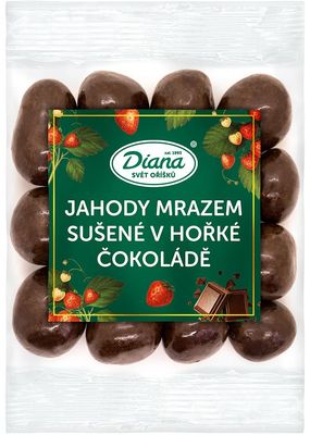 Diana Company Jahody mrazem sušené v hořké čokoládě 100 g