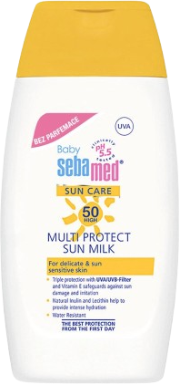 Sebamed Baby, Multi Protect Opalovací mléko OF50+, bez parfemace 200 ml