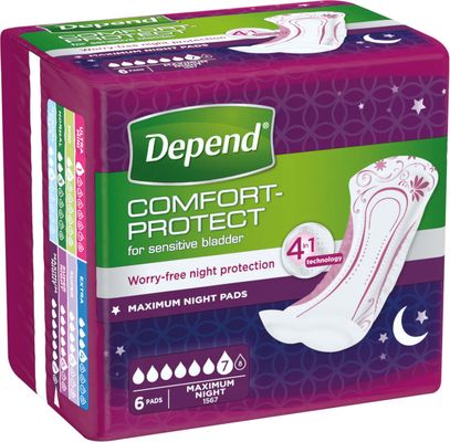 Depend Inkontinenční vložky Maximum 6 ks