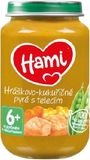 Hami masozeleninový příkrm Hráškovo-kukuřičné pyré s telecím, 6+ 200 g