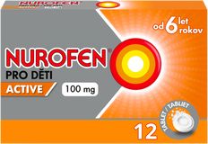 Nurofen pro děti Active 100 mg 12 tablet