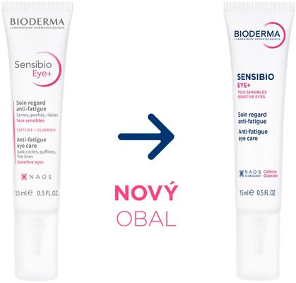 Bioderma Sensibio Eye+ Oční gel-krém pro unavené a citlivé oční okolí 15 ml